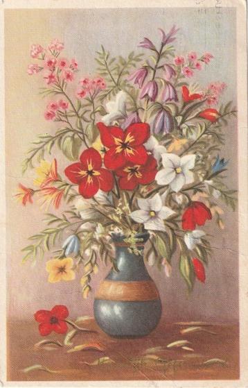 BLOEM BLOEMEN UIT 1958 KREUKJE IN DE KAART KH88 beschikbaar voor biedingen
