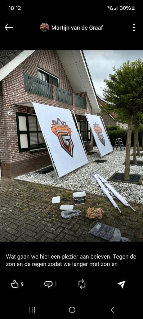 doorwerkscherm, Doe-het-zelf en Verbouw, Overige Doe-het-zelf en Verbouw, Nieuw, Ophalen of Verzenden