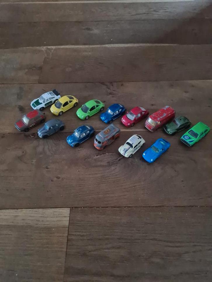 VW Speelgoedauto's - Collectie schaal 1:60, Hobby en Vrije tijd, Modelauto's | 1:18, Gebruikt, Auto, Overige merken, Ophalen of Verzenden