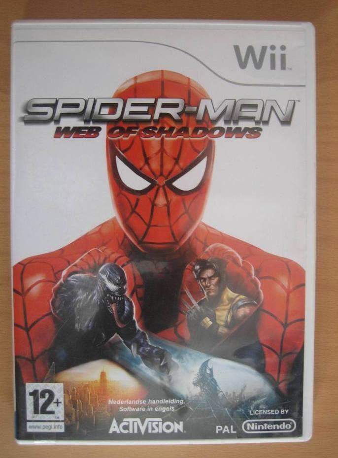 Spider-Man Web of Shadows - Wii, Spelcomputers en Games, Games | Nintendo Wii, Gebruikt, Overige genres, 1 speler, Vanaf 12 jaar