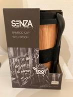Nieuw! Senza bamboe beker met lepel 450 ml, bijna gratis.., Huis en Inrichting, Keuken | Tupperware, Ophalen of Verzenden, Nieuw