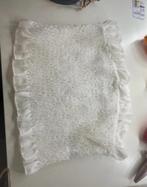Witte tube top met ruffels, Kleding | Dames, Wit, Nieuw, Ophalen of Verzenden, Maat 36 (S)