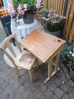 Frans schoolbankje met stoeltje, Ophalen