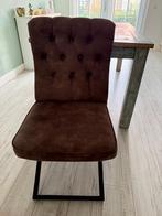 Eetkamer stoel, Huis en Inrichting, Ophalen, Gebruikt, Bruin, Luxe