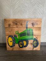 Uniek tractor schilderij op hout, Wanddecoratie, Zo goed als nieuw, Ophalen