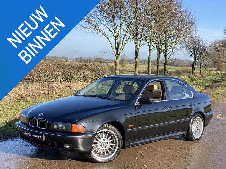BMW 5-serie 535i E39 V8 AUTOMAAT, LEDER, SCHUIFDAK, Auto's, BMW, Bedrijf, Te koop, 5-Serie, ABS, Airbags, Airconditioning, Alarm