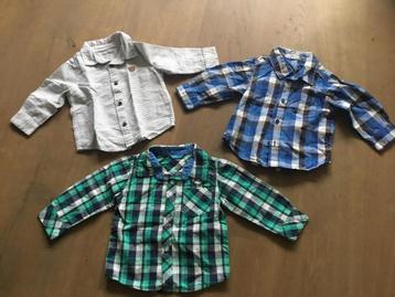 Overhemden maat 74 jongen overhemd blouse beschikbaar voor biedingen