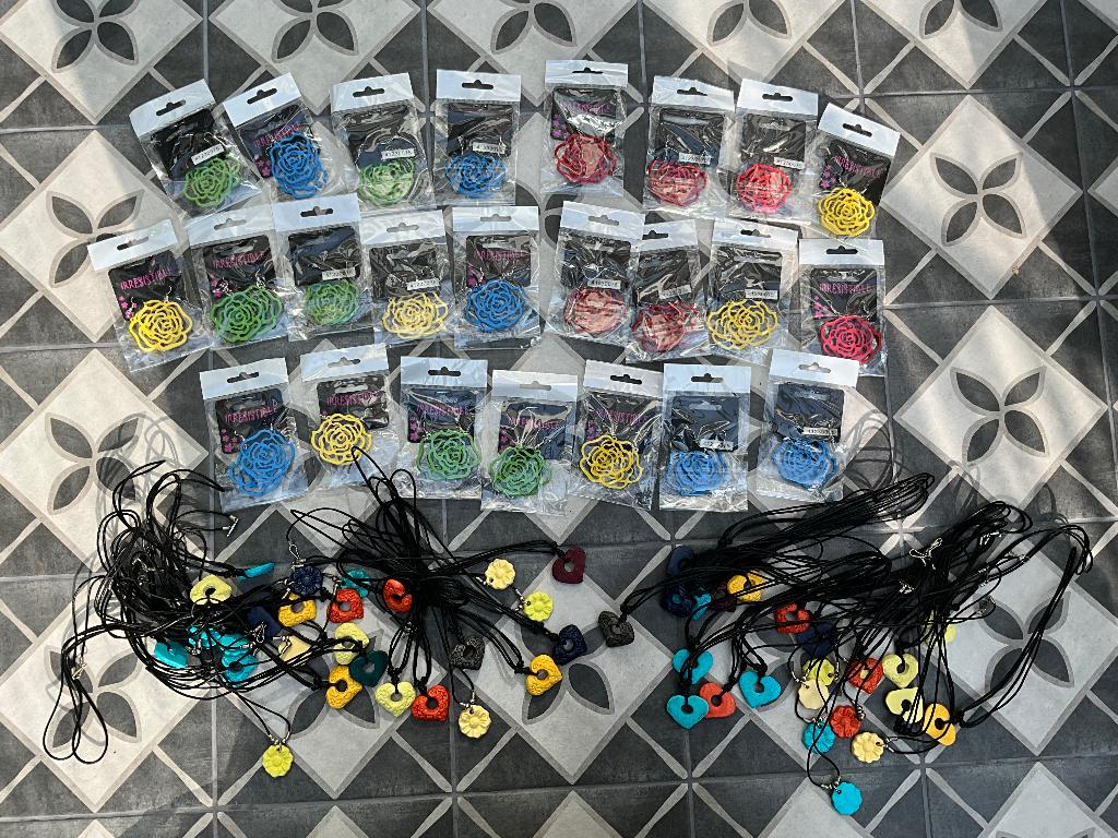 Grote opruiming restpartij kettingen en oorbellen, Grote opruiming restpartij kettingen en oorbellen, Nieuw, Ophalen of Verzenden