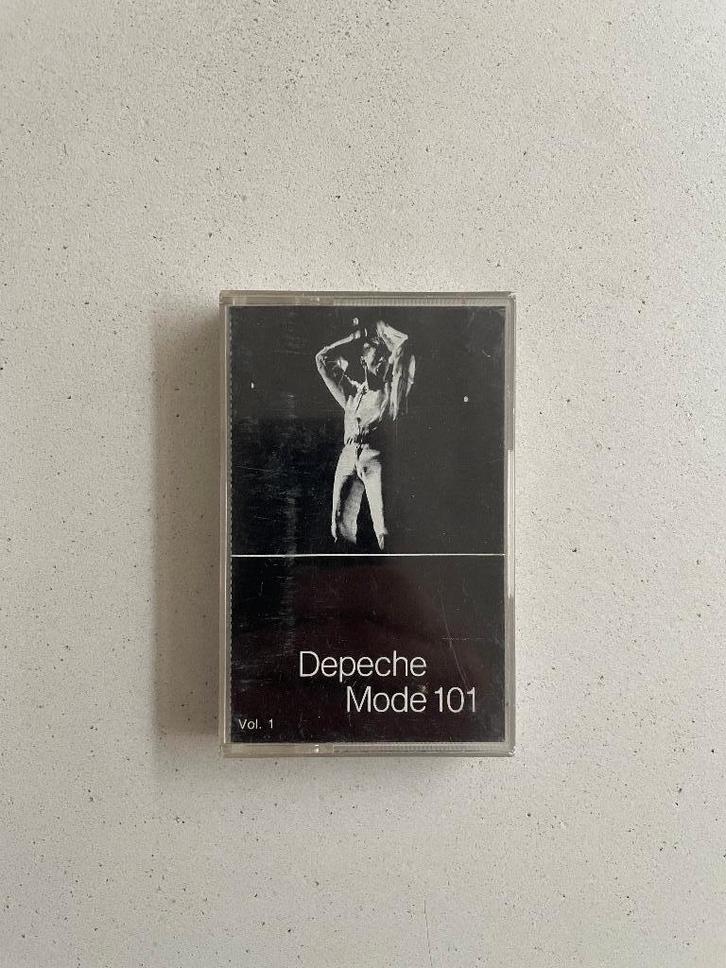 Depeche Mode - 101 (cassette), Cd's en Dvd's, Cassettebandjes, Zo goed als nieuw, Origineel, Pop, 1 bandje, Met bewaardoos, rek of koffer