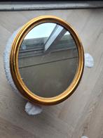 Antieke Spiegel Ekkelenkamp Bakker Enschede, Ophalen of Verzenden, Rond, Minder dan 50 cm, Minder dan 100 cm