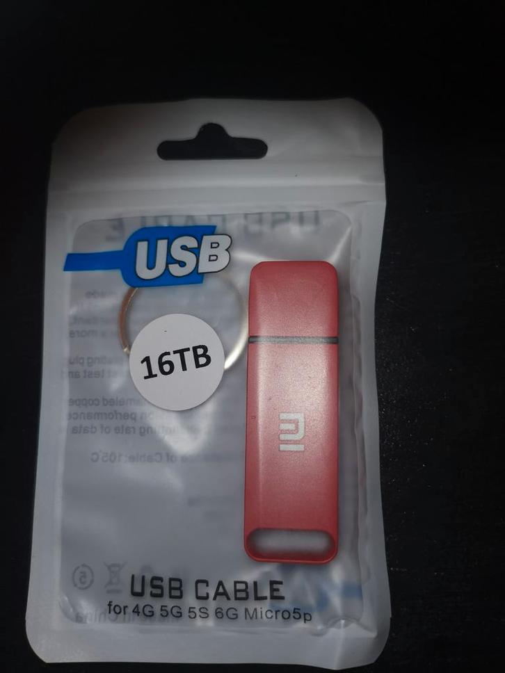 16TB USB Stick - Enorme opslagcapaciteit!, Computers en Software, USB Sticks, Nieuw, 2 TB of meer, Ophalen of Verzenden