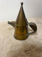 Geel koperen schenk kannetje, Antiek en Kunst, Antiek | Koper en Brons, Ophalen of Verzenden