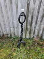 Unieke lampenstandaard van kettingen en hoefijzers, Ophalen, Gebruikt, Overige materialen, Minder dan 100 cm