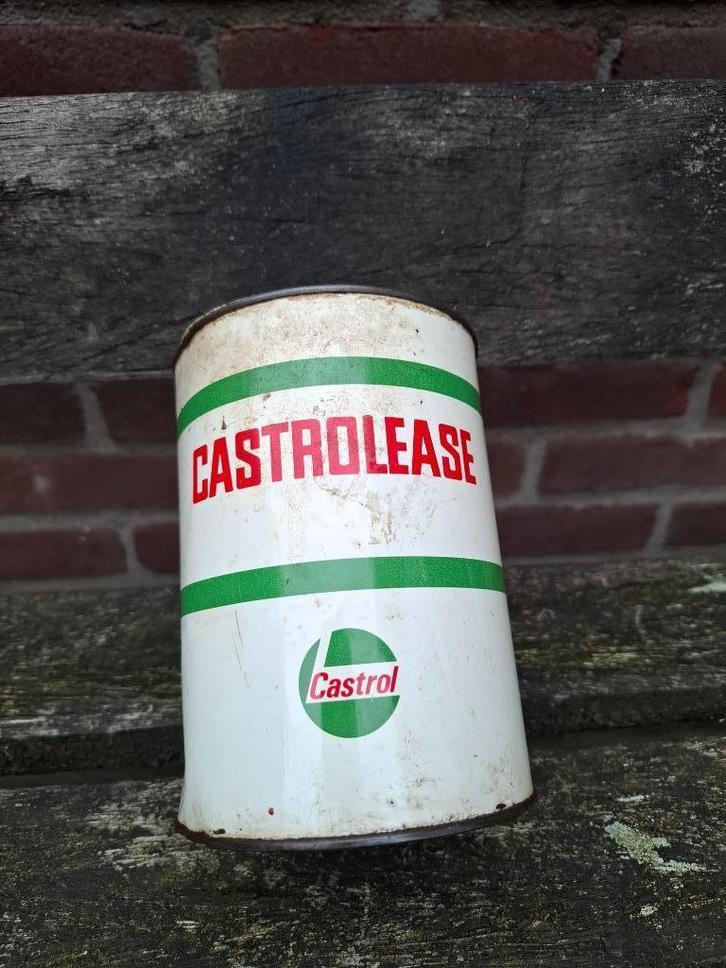 Olieblik vet blik Castrol, Verzamelen, Merken en Reclamevoorwerpen, Gebruikt, Verpakking, Ophalen of Verzenden
