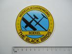 sticker oud Boekel modelbouw vliegtuig rc retro Black Birds, Verzenden, Zo goed als nieuw, Bedrijf of Vereniging