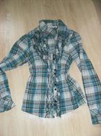 leuke geruite blouse, Ophalen of Verzenden, Zo goed als nieuw, Maat 36 (S), Groen