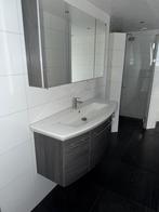 Badkamermeubel met spiegelkast - 128cm breed, Huis en Inrichting, Badkamer | Complete badkamers, Ophalen, Gebruikt