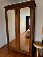 Antieke houten Franse spiegelkast, Antiek en Kunst, Ophalen