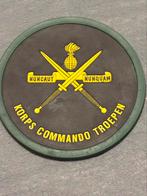 Pvc embleem KCT zonder velcro, Verzenden, Landmacht, Nederland, Embleem of Badge