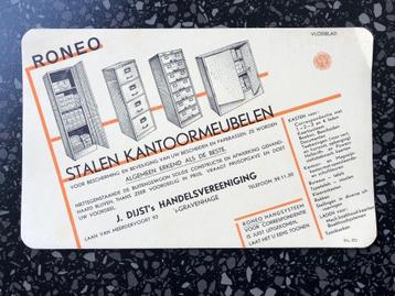 Roneo vloeiblad. Vloeiblad Dijst stalen kantoormeubelen. beschikbaar voor biedingen