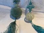 Jade hanger, Ophalen of Verzenden, Zo goed als nieuw, Groen, Steen of Mineraal