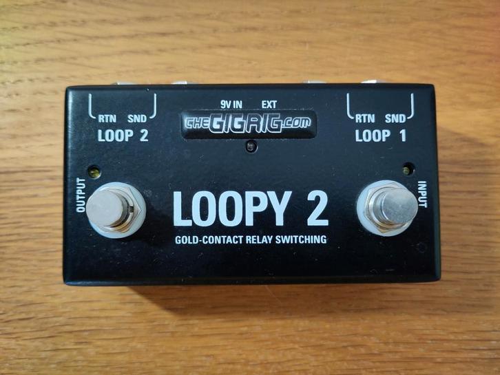 The Gig Rig Loopy 2 - Gold Contact Relay Switching, Muziek en Instrumenten, Effecten, Zo goed als nieuw, Overige typen, Ophalen of Verzenden