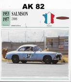 ak82 autokaart salmson 2300s ( 1953 - 1957 ), Ophalen of Verzenden, Zo goed als nieuw