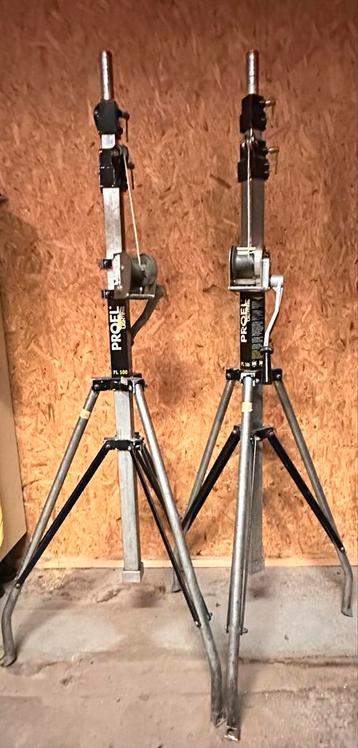Proel PL100 Lichtstatieven (2x) beschikbaar voor biedingen