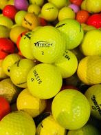 Golfballen kleur AA geel kwaliteit € 0,35 en AAA € 0,49, Sport en Fitness, Golf, Ophalen of Verzenden, Zo goed als nieuw, Bal(len)