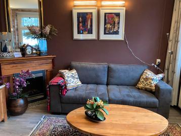 Massieve teakhouten salontafel/ovaal model beschikbaar voor biedingen