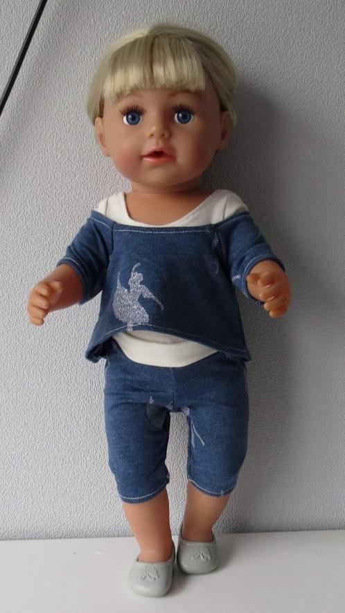 poppenkleertjes babypop born 43cm (ballet setje ), Kinderen en Baby's, Speelgoed | Poppen, Nieuw, Babypop, Ophalen of Verzenden