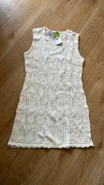 38 40 gebreide creme witte ibiza style jurk nieuw met label, Maat 38/40 (M), Wit, Nieuw, Ophalen of Verzenden