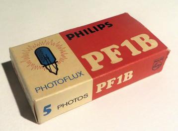 4x Photoflux (PF1B) lampjes  van Philips beschikbaar voor biedingen