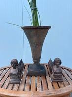 Elegant stalen bloem pot, Antiek en Kunst, Ophalen of Verzenden