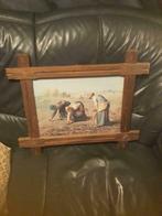 1 retro vintage wie zaait zal oogsten ongeveer 58 / 48 cm, Ophalen