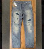 Ralph Lauren RRL Engineer Fit Repaired Carpenter W28-L32, Blauw, Ralph Lauren, Nieuw, W32 (confectie 46) of kleiner