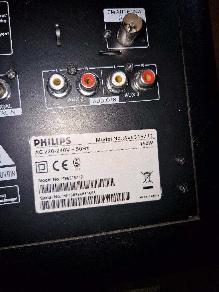philips stereo  2.1 set sw6515/12, Ophalen of Verzenden, Gebruikt, Tuner of Radio, Philips