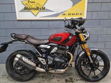 TRIUMPH SCRAMBLER 400 X 2025 a2 code80 35kw rijdbare schade beschikbaar voor biedingen
