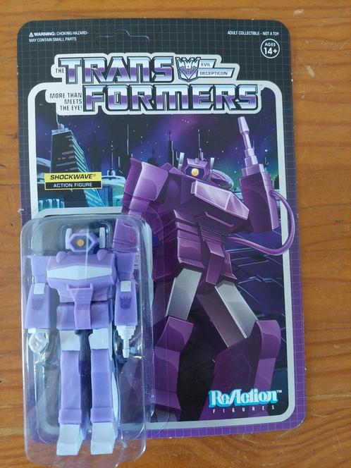 Transformers Shockwave, Super 7, ReAction, Verzamelen, Transformers, Nieuw, Overige generaties, Ophalen of Verzenden