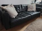 Ikea Karlstad/Landskrona leren bank - 205cm, Huis en Inrichting, Ophalen, Gebruikt, Driepersoons, Leer