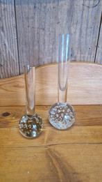 2 pijpvaasjes spijkerbol, Ophalen of Verzenden