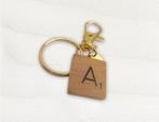 Dome’s Design: Scrabble Bag Charm/sleutelhanger (A – goud), Ophalen of Verzenden, Nieuw, Merk