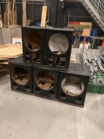 Speakerkasten 18” en 15”, Ophalen, 120 watt of meer, Subwoofer, Overige merken