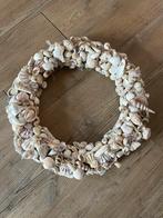 Schelpen krans 42 cm diameter, Huis en Inrichting, Woonaccessoires | Kransen, Ophalen of Verzenden, Zo goed als nieuw