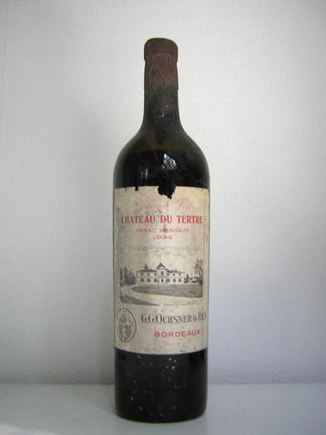 wijn 1934 Chateau Du Tertre Grand Cru Classe Margaux beschikbaar voor biedingen