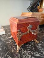 ingelegd mahonie louis Seize theekistje, Ophalen of Verzenden