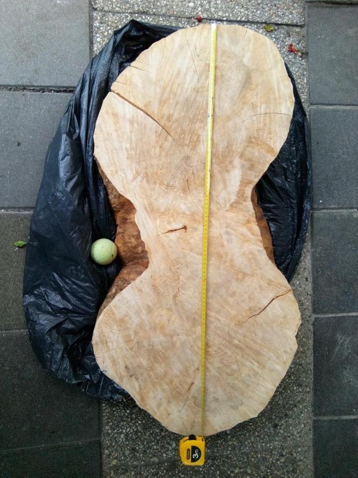 Aparte grote boomschijf-97x50x12 cm, Huis en Inrichting, Overige Huis en Inrichting, Nieuw, Ophalen