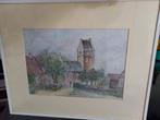 Aquarel, Antiek en Kunst, Kunst | Schilderijen | Klassiek, Ophalen