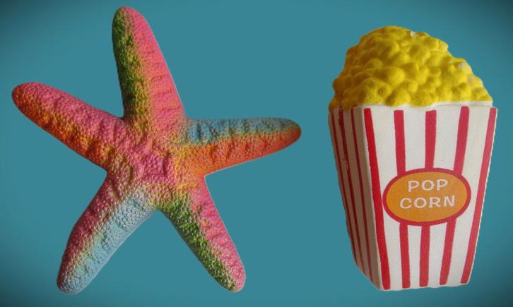 Popcorn Fidget~Squishy Popcorn~Zeester~Anti-stress speelgoed, Verzamelen, Speelgoed, Zo goed als nieuw, Ophalen of Verzenden