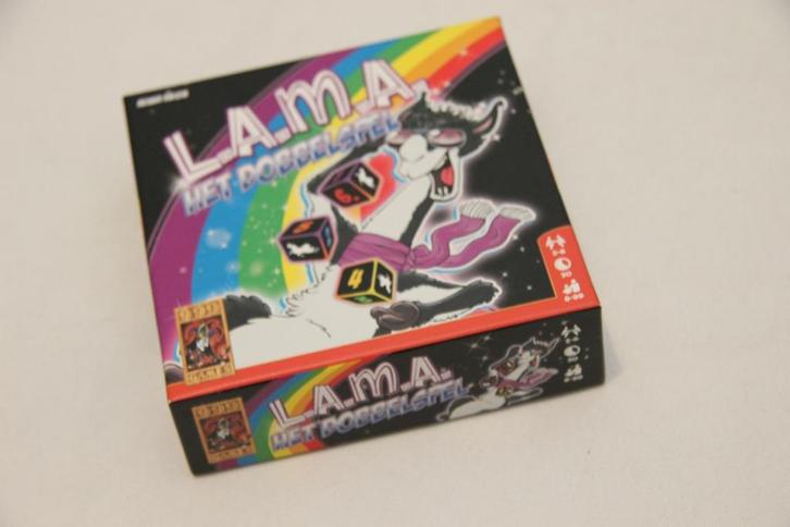 L.A.M.A. Lama het dobbelspel, Hobby en Vrije tijd, Gezelschapsspellen | Kaartspellen, Zo goed als nieuw, Een of twee spelers, Drie of vier spelers